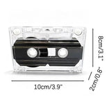 60 Minute Blank Transparent Cassette Tape for Audio Recording