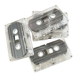 60 Minute Blank Transparent Cassette Tape for Audio Recording