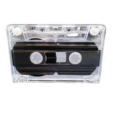 60 Minute Blank Transparent Cassette Tape for Audio Recording