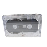 60 Minute Blank Transparent Cassette Tape for Audio Recording