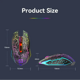 Bluetooth 5.2 RGB Dual-Mode Wireless Gaming Mouse (different models available)