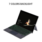 Bluetooth Backlit Keyboard with Touchpad for Microsoft Surface Pro 3–11, Pro X & Pro 7+