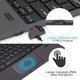 Bluetooth Backlit Keyboard with Touchpad for Microsoft Surface Pro 3–11, Pro X & Pro 7+