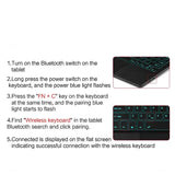 Bluetooth Backlit Keyboard with Touchpad for Microsoft Surface Pro 8, 9, 10, 11 & Pro X