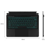 Bluetooth Backlit Keyboard with Touchpad for Microsoft Surface Pro 8, 9, 10, 11 & Pro X