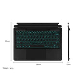 Bluetooth Backlit Keyboard with Touchpad for Microsoft Surface Pro 8, 9, 10, 11 & Pro X