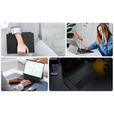 Bluetooth Detachable Slim Cover Keyboard for Microsoft Surface Pro 3–11, Pro X & Pro 7+