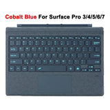 Bluetooth Detachable Slim Cover Keyboard for Microsoft Surface Pro 3–11, Pro X & Pro 7+