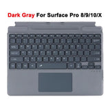 Bluetooth Detachable Slim Cover Keyboard for Microsoft Surface Pro 3–11, Pro X & Pro 7+