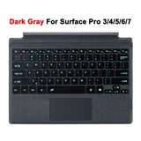 Bluetooth Detachable Slim Cover Keyboard for Microsoft Surface Pro 3–11, Pro X & Pro 7+