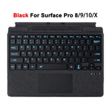 Bluetooth Detachable Slim Cover Keyboard for Microsoft Surface Pro 3–11, Pro X & Pro 7+