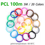 Brilliant Colour 3D Pen Filament (1.75mm ABS/PLA/PCL)
