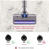 Soft Roller Floor Brush Head Replacement for V6 DC45 DC62 DC74 DC58 DC61 Vacuum Cleaners