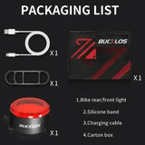 USB Rechargeable Bicycle Front & Rear LED Lights