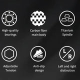 Carbon Nylon Clipless Bike Pedals