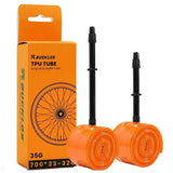700C TPU Bicycle Inner Tube, 700x23/32C & 700x33/45C with 45/65/80mm Presta Valve for Road & Gravel Bikes