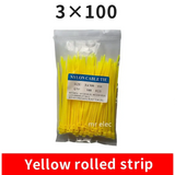 100PCS Colourful Nylon Cable Ties 3x100mm Self-Locking