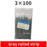 100PCS Colourful Nylon Cable Ties 3x100mm Self-Locking