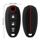 Remote Key Cover Case for Suzuki Grand Vitara, SX4, S-Cross, XL-7, Swift & Wagon R