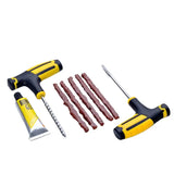 Car Tyre Repair Kit with Durable Strips & Super Glue