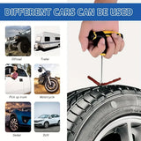 Car Tyre Repair Kit with Durable Strips & Super Glue