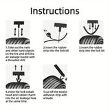 Car Tyre Repair Kit with Durable Strips & Super Glue