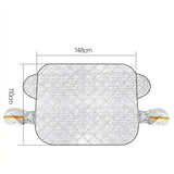Car Windshield Snow & Ice Protector – Front/Rear Winter / Sunshade Cover