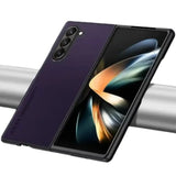 Carbon Fiber & Leather Case for Samsung Galaxy Z Fold 6/5/4/3