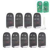 433MHz Smart Remote Key PCF7953M for Chrysler 200, 300 & Dodge Charger, Challenger (2015+)