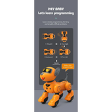 Remote Control Smart Robot Dog Toy with Voice & Programming Functions