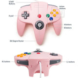 Classic N64 Wired Controller (available in 1pc and 2pcs)