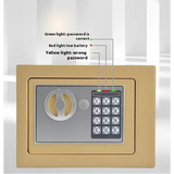 Compact Digital Safe with Key & Password