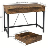 Computer Desk with Drawers (3 colours available)