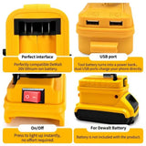Cordless LED Work Light for 18V–20V Battery with USB Charging & Emergency Floodlight