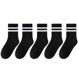 Cotton Sport Socks – 5 Pairs (Ages 3–13) (5 colours available)