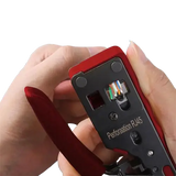 Crimping & Stripping Tool with 8P/6P Ethernet Connectors (different colours available)