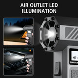 Wireless Digital Tire Inflator Air Pump with LED Light & LCD Display, 150PSI Portable Air Compressor