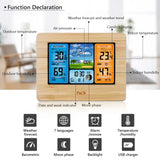 Digital Indoor-Outdoor Weather Station with Clock & Wireless Sensor (2 colours available)