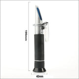 Digital Refractometer 0–80% Brix/Alcohol/Glycol Portable Handheld ATC Meter