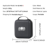 DJI Neo 2 Waterproof Carrying Handbag (Black & Grey)