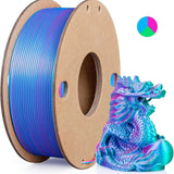 Dual/Tri-Colour Silk PLA 3D Printer Filament 1.75mm (250g)