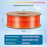 Dual/Tri-Colour Silk PLA 3D Printer Filament 1.75mm (250g)