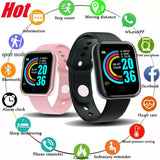 Waterproof Smart Watch for Women and Men - Electronic Fitness Tracker for Kids, Compatible with Xiaomi and Huawei Bracelets