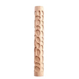 Embossed Wooden Rolling Pin for Clay & Pottery (different types available)