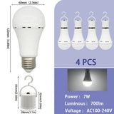Emergency Light Bulb – Cool White, 1500mAh, 7W