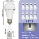 Emergency Light Bulb – Cool White, 1500mAh, 7W