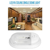 360LM LED RV Ceiling Dome Light for Campers & RVs