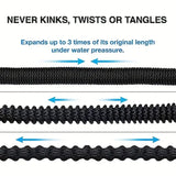 Expandable High-Pressure Garden Water Hose with 3/4" Bimetallic Joint (different sizes available)