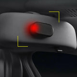 Solar-Powered USB LED Imitation Car Security Light - Wireless Anti-Theft Warning Lamp