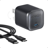 Anker Nano 45W Type C Charger + 6Ft USB-C Charging Cable